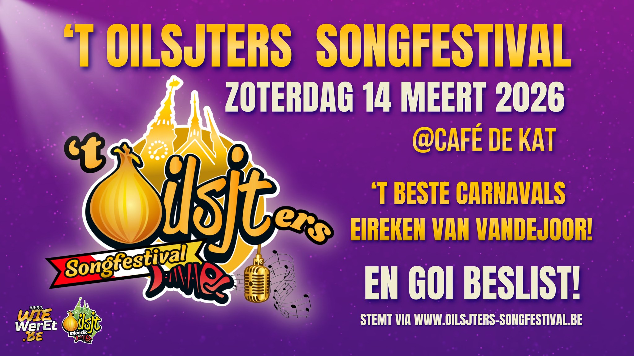 🎭 Oilsjt Mjoezik trapt 20e carnavalseizoen af met tal van nieuwigheden 🎶