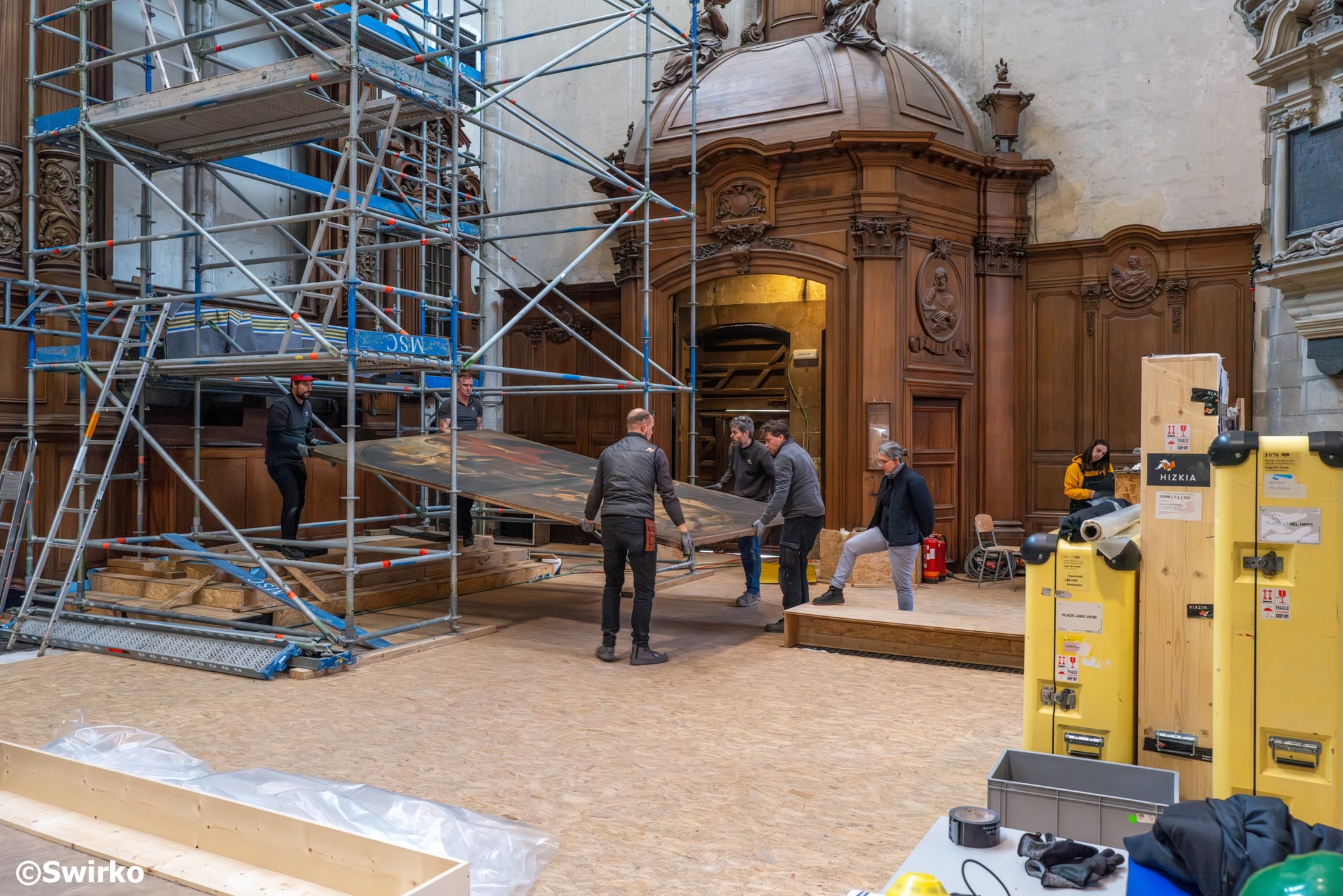 Afname en restauratie schilderijen Rubensaltaar. | Goeiedag Radio