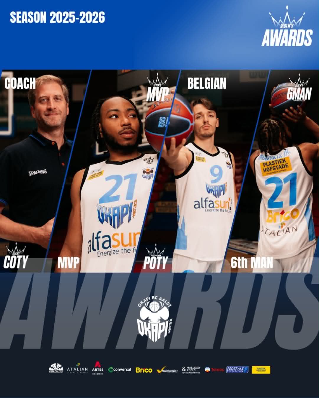 Okapi Aalst heerst in de Awards!