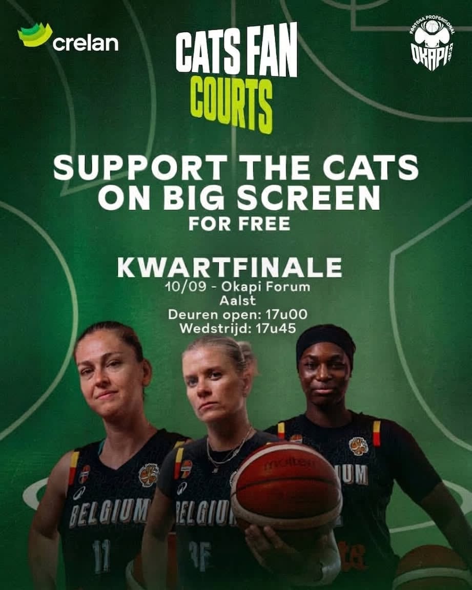 Belgian Cats morgen live op groot scherm in Forum Aalst
