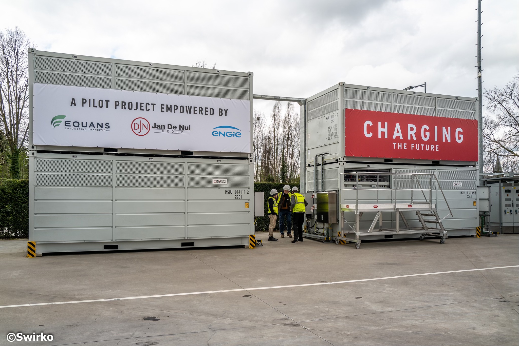 Samenwerking voor duurzame industriële energieopslag: Jan De Nul, ENGIE en Equans Leiden de Weg met Vanadium Redox Flow-batterijen