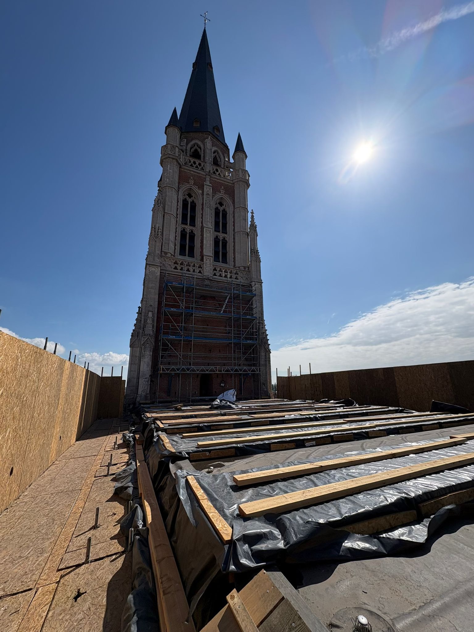 Sint-Jozefkerk zal een tijdje dakloos zijn ...